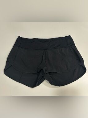 Lululemon Speed Short 4 Way Stretch 2.5” Black Size 2